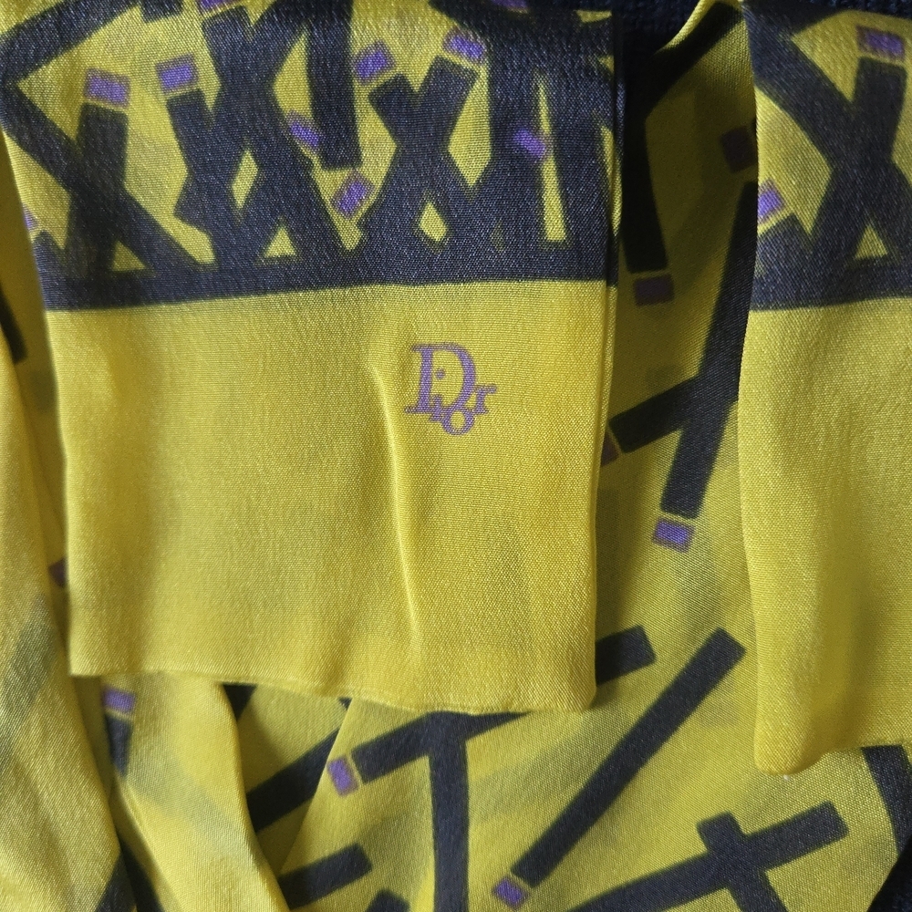 Dior Vintage Silk Choker Scarf - Picture 3 of 9